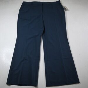 NEW Worthington 20W Blue Wide Leg Trouser‎ Dress Womens Pants
